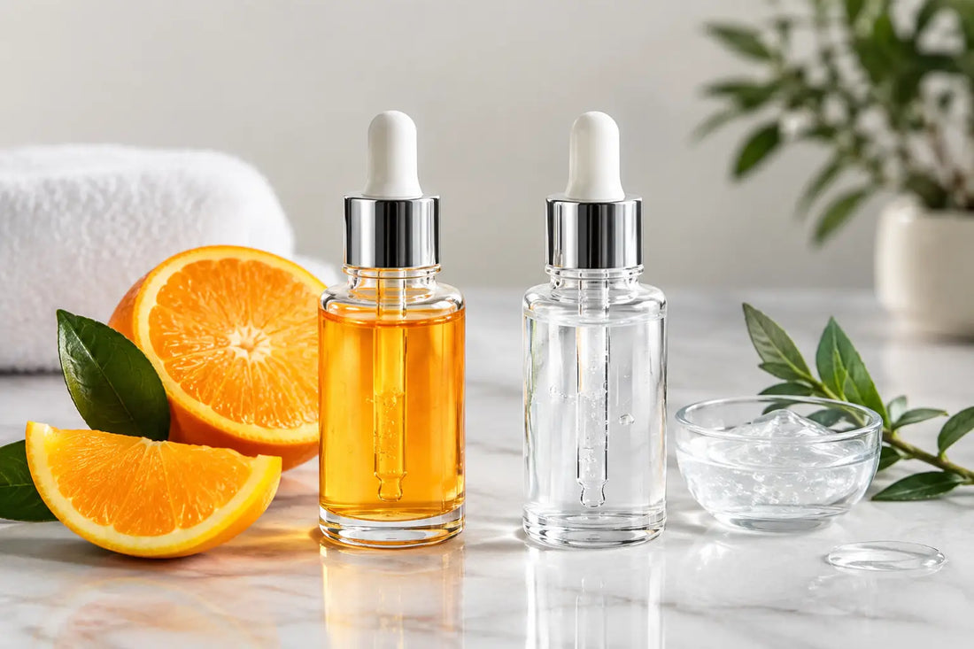 Vitamin C-serum versus hyaluronsyre: Hva velger du?