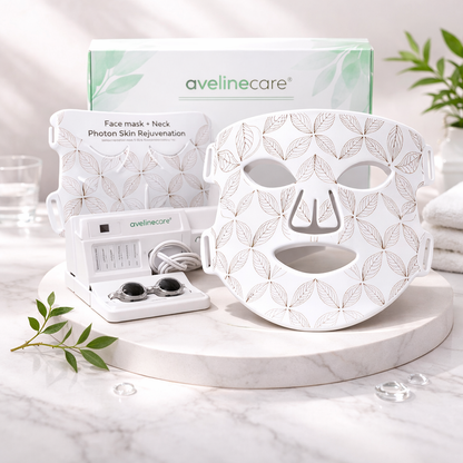 AvelineCare Pro LED-Maske 8-i-1 – Avanceret Lysterapi
