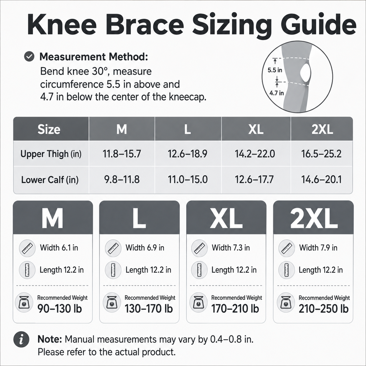 Kneova™ Adjustable Knee Support