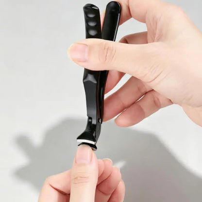 Stainless Steel Curved Elbow Anti-Splash Nail Clipper Portable Easy to Use for Daily Home Travel Personal Nail Grooming