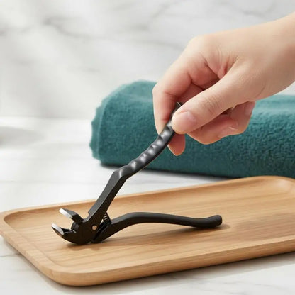Stainless Steel Curved Elbow Anti-Splash Nail Clipper Portable Easy to Use for Daily Home Travel Personal Nail Grooming